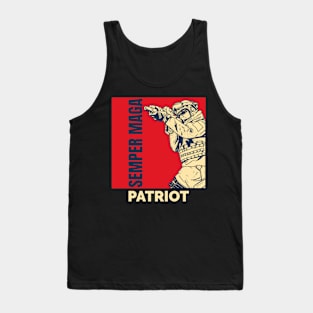 TRUMP-SEMPER MAGA-PATRIOT-RED-T-SHIRT Tank Top